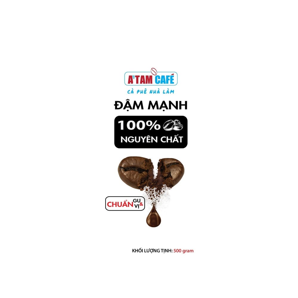 atam cafe cà phê đậm mạnh x 500 gram