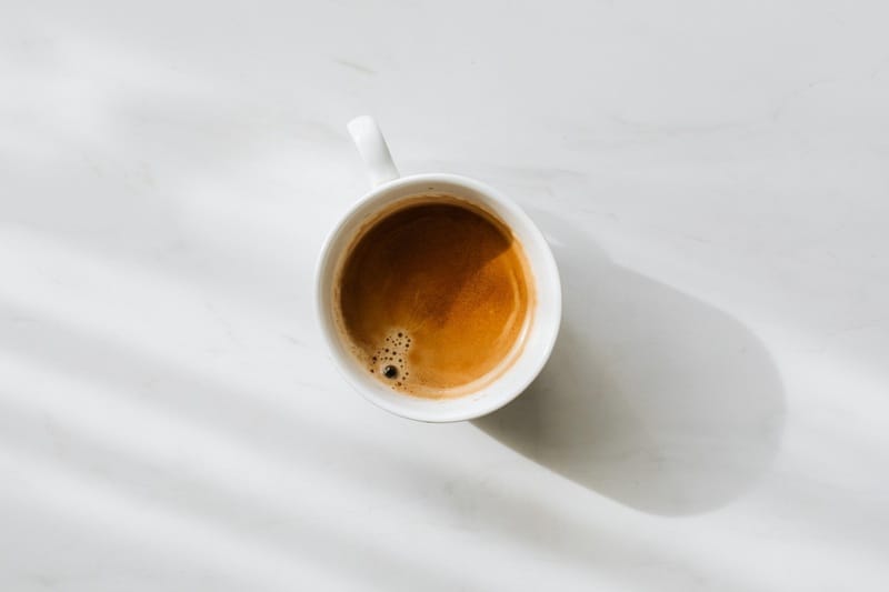 một ly cà phê espresso
